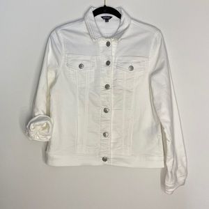 White denim jacket